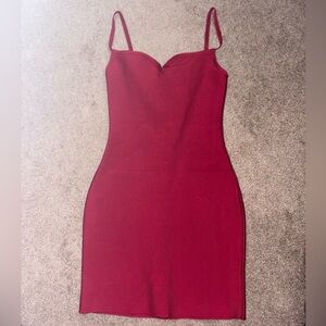 Babyboo Fashion Red Mini Dress